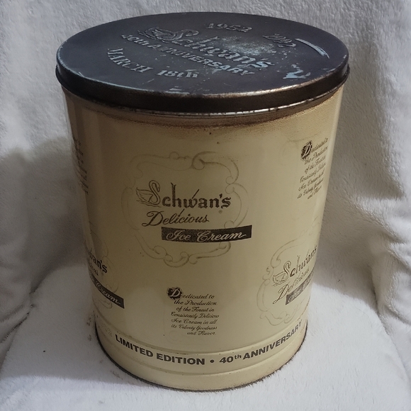 Vintage Schwan's Ice Cream tin - Picture 1 of 6